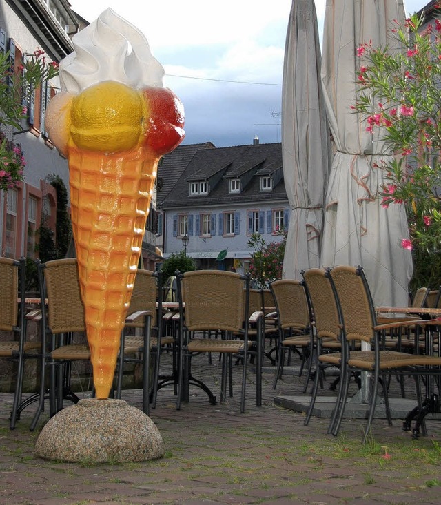 Mehr Eis will Inhaber Robert Dees knftig im Caf Rohan anbieten.  | Foto: Archivfoto:  Katharina Meyer