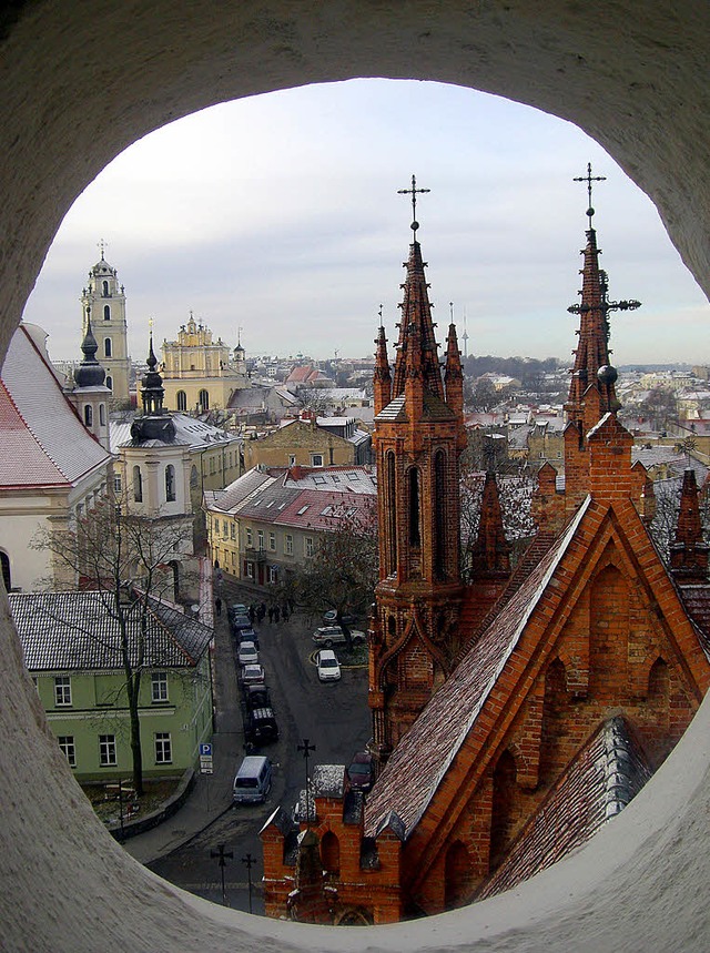 Vilnius, Stadt mit vielen Kirchtrmen   | Foto: dpa