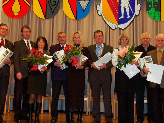 Klaus Dieter Sauer, Bernhard Schmolck,...e Greiner, Dieter Rutz, Herbert Dufner  | Foto: Sylvia-Karina Jahn