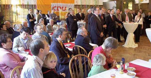 neujahrsempfang der cdu im neustdter hof  | Foto: peter stellmach