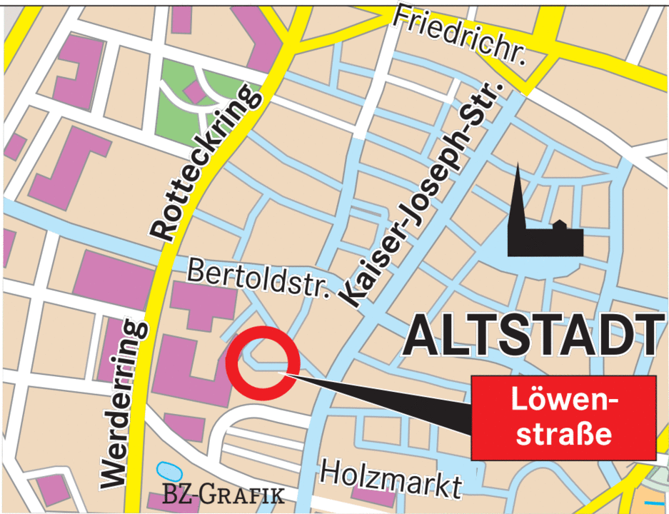 Einst War Die Lowenstrasse Langer Freiburg Badische Zeitung