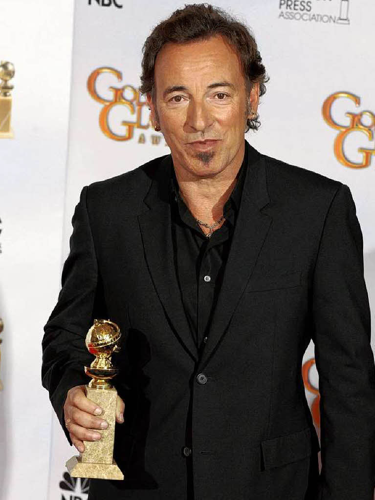 Musiker Bruce Springsteen gewann fr den besten Song einen Globe.