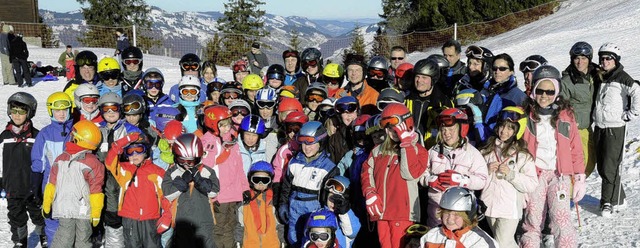 Bei diesem tollen Winter waren die Ski...fr  die Teilnehmer am Kinderskikurs.   | Foto: Privat