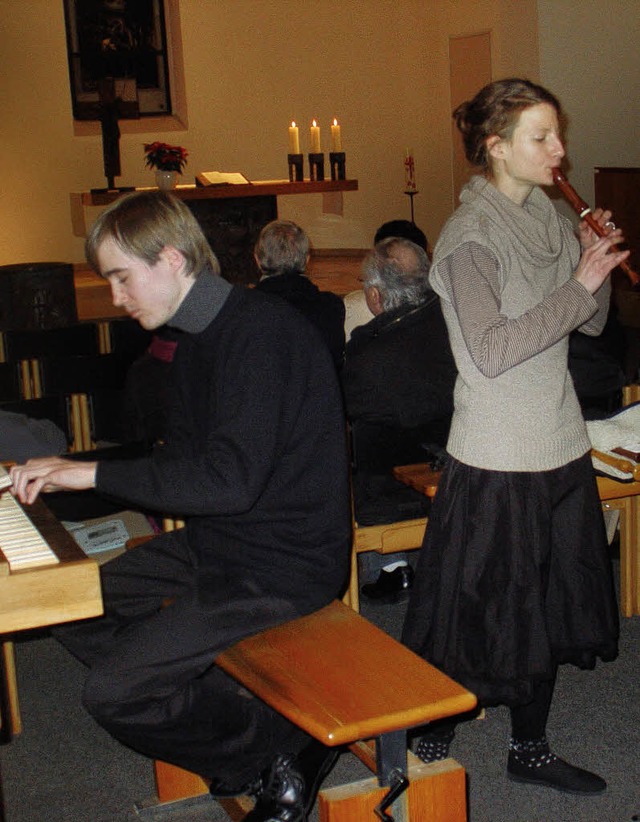 Eindrucksvolles Zusammenspiel: Johanne...rem Konzert in der Vershnungskirche.   | Foto: ACHIM UNGERER