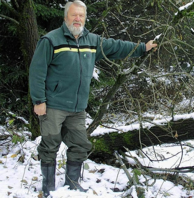 Peter Marx stimmte  beim Hfinger Neuj...nd auch das Verhalten vieler Brger.    | Foto: Beathalter