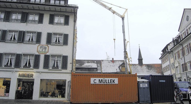 Beim Unteren Tor in Waldshut, hier ein...Bekleidungskette C &amp; A begonnen.    | Foto: Gerard