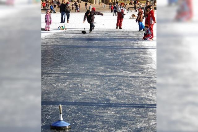 Eissport auf dem Titisee