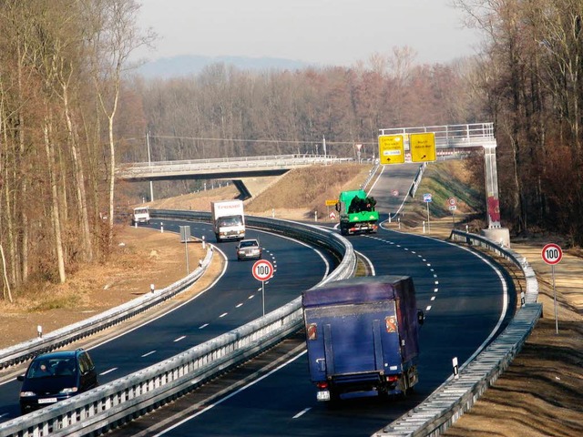 Bis zum Umkircher Gewerbegebiet ist die B 31 West bereits fertig.  | Foto: manfred Frietsch