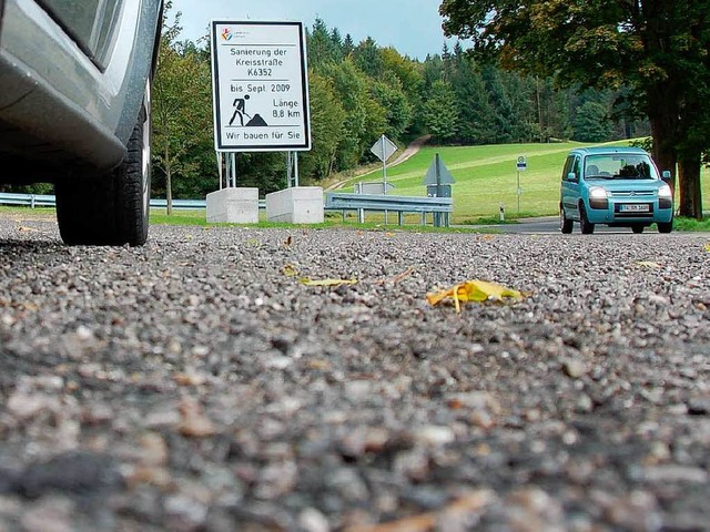Stein des Anstoes: Der Parkplatz Schl...ker aber fhlen sich nicht widerlegt.   | Foto: Hnig