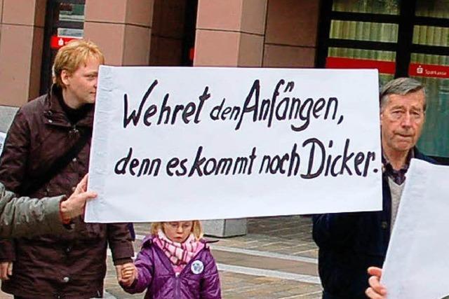 Protest gegen 