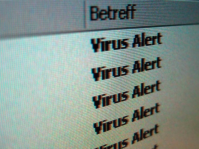 Viren und Wrmer sind eine stndige Gefahr fr Computer.  | Foto: ddp