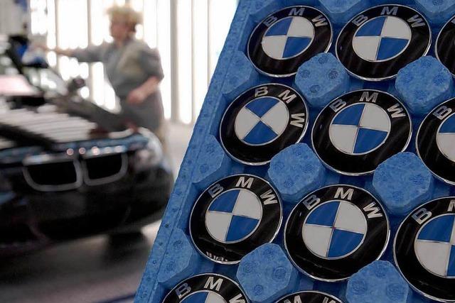 BMW plant Kurzarbeit in vier Werken