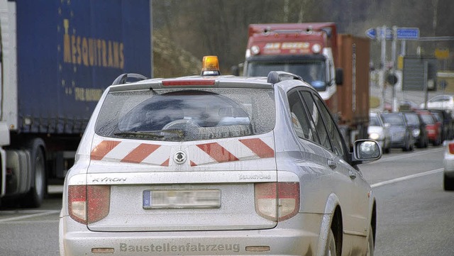 Die Verkehrsbelastung  am Hochrhein is...m, die A98 knnte Entlastung bringen.   | Foto: ralf staub