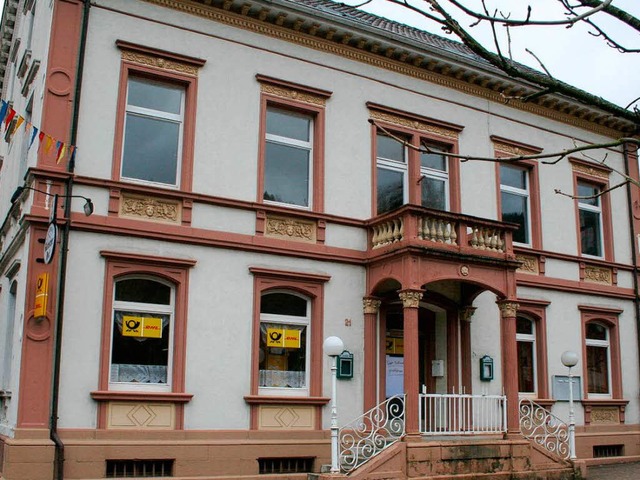 Die Postagentur in Bad Peterstal war Z...aden ist deutlich hher als die Beute.  | Foto: BZ