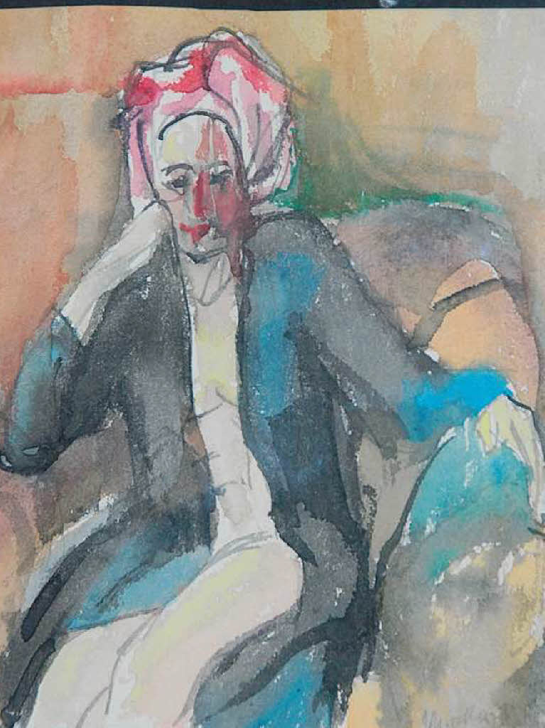 Frau mit Turban, 1977