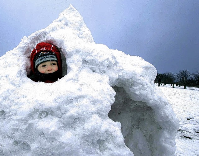 Ausschau halten nach dem Bernauer Zott...Winterwaldwoche   eine Pflichtbung.    | Foto: dpa