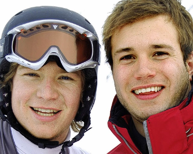 Cross ist cool: Axel Hirtle (links) und Maximilian Stockkamp   | Foto: privat