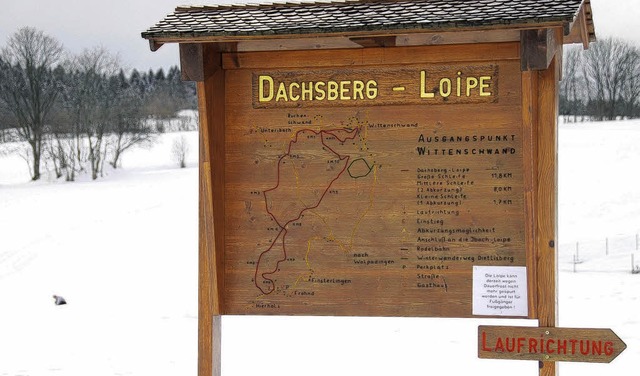 Ein neues Konzept fr die Wintereinric...er Dachsberg-Loipe mglich erscheint.   | Foto: Christel Schuster-Stich