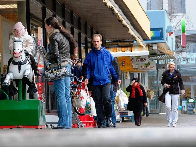 Auch in strmischen Zeiten will der Weiler Einzelhandel bestehen.  | Foto: Herbert Frey