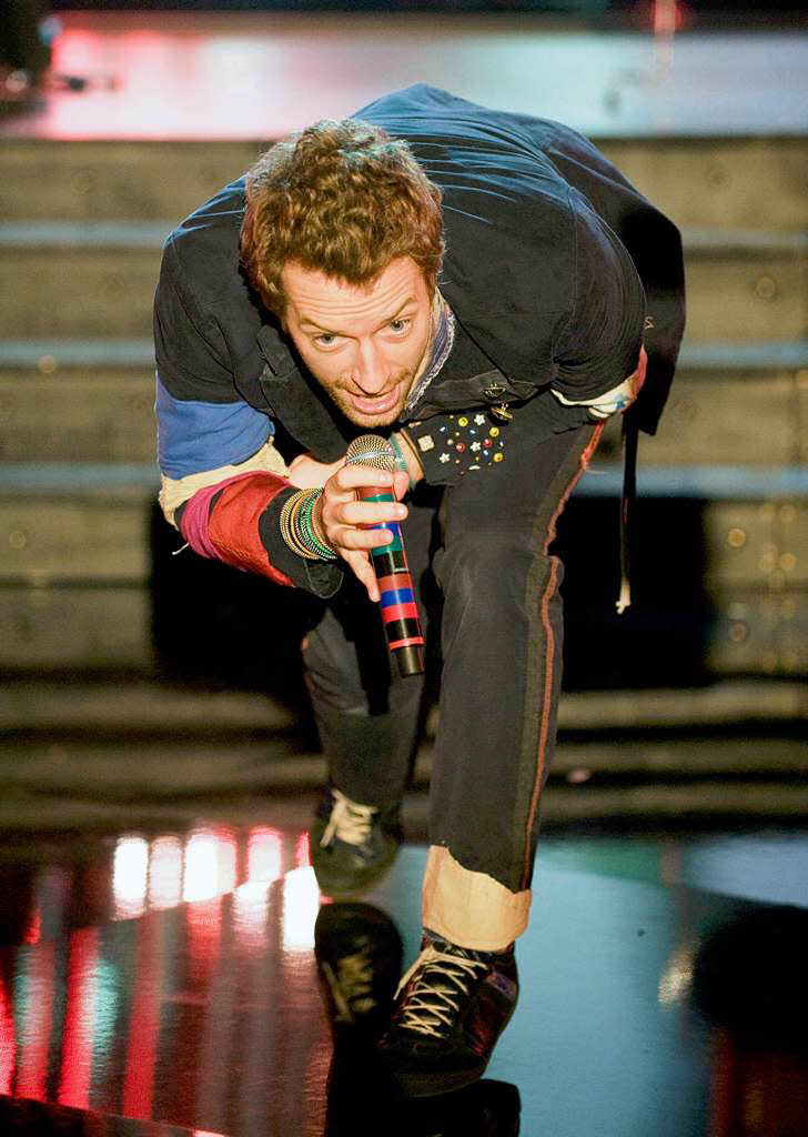 Der Snger der Band Coldplay, Chris Martin.