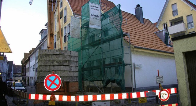 Vor dem Abriss gerettet, jetzt wird sa... -Bhlers Haus in der Glaserstrae 7.   | Foto: Ralf Burgmaier