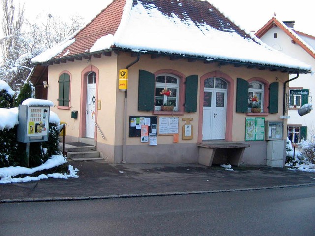 In Wiechs ist die Postfiliale im Buure...rd,       will die Post sie schlieen.  | Foto: Harald Schwab-Strube