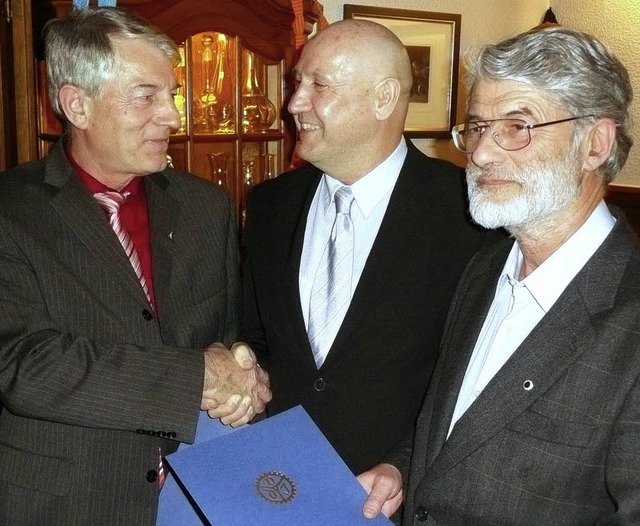 Ehrungen  bei der Jahresfeier der Inge...er, Rainer Ktzelmeier und Falk Auer.   | Foto: BZ