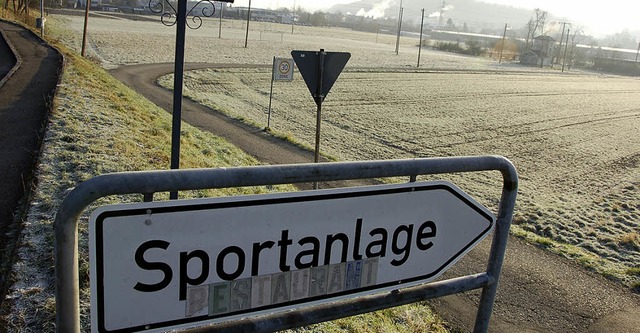 Beschlusslage: Hier im Gebiet Neumatt ... die neuen Sportpltze gebaut werden.   | Foto: Trenz