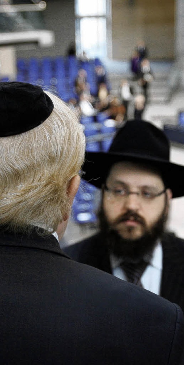Rabbiner im Bundestag   | Foto: DPA