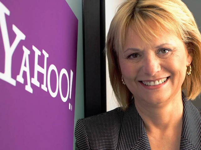 Yahoo-Chefin inmitten der Krise: Carol Bartz.  | Foto: dpa