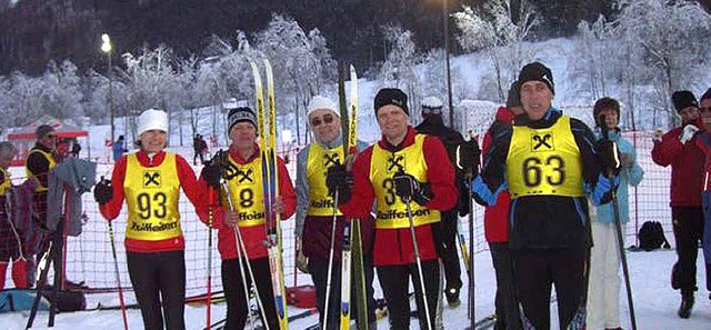 Die Alpencup-Teilnehmer im Skilanglauf...orn und Hans-Peter Asal (von links).    | Foto: Privat