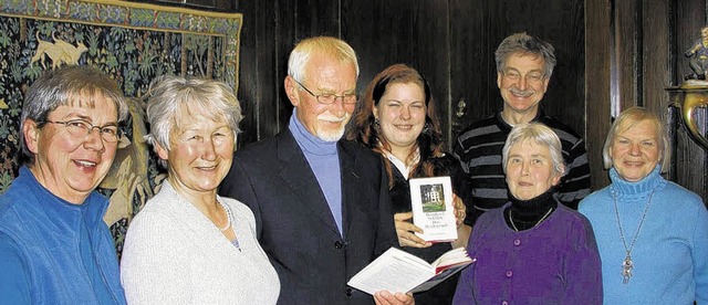 Fans der Literatur: (Von links) Elke W... Andre Schmidt und Elisabeth Kempter   | Foto: Beathalter