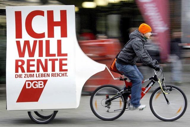 Bilder des Tages: DGB-KAMPAGNE