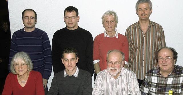 Fr zwei Jahre an der Spitze des Sthl...er Eisele (von links, hintere Reihe).   | Foto: Dietmar Noeske