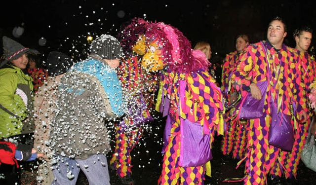 Mit dem  Nachtumzug am  Samstag beginnt die heie Phase der Grwihler Fasnacht.  | Foto: Archivfoto: Peter Schtz