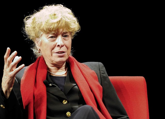 Ein rotes Tuch fr die Genossen: Kandidatin Gesine Schwan  | Foto: DDP