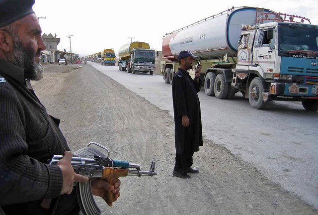 An der pakistanisch-afghanischen Grenz...Region werden zunehmend gefhrlicher.   | Foto: AFP