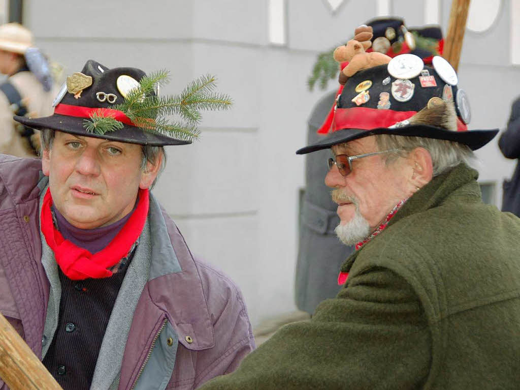 Impressionen vom Narrenbaumstellen der Klosterhfer Wlder in Wehr.