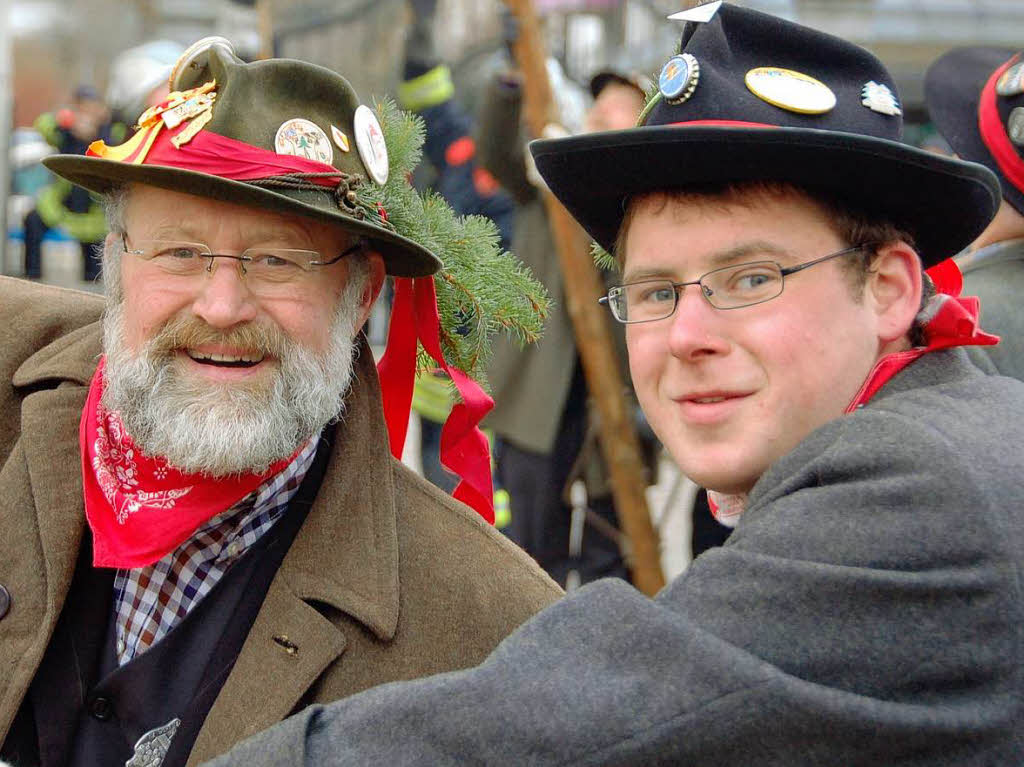 Impressionen vom Narrenbaumstellen der Klosterhfer Wlder in Wehr.