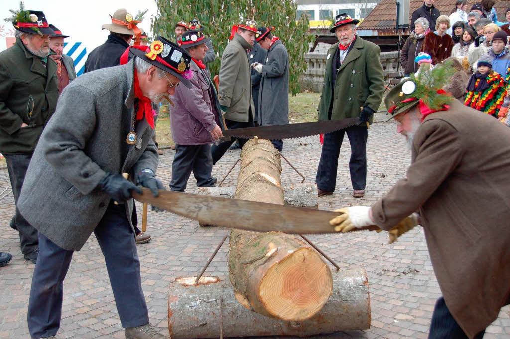 Impressionen vom Narrenbaumstellen der Klosterhfer Wlder in Wehr.