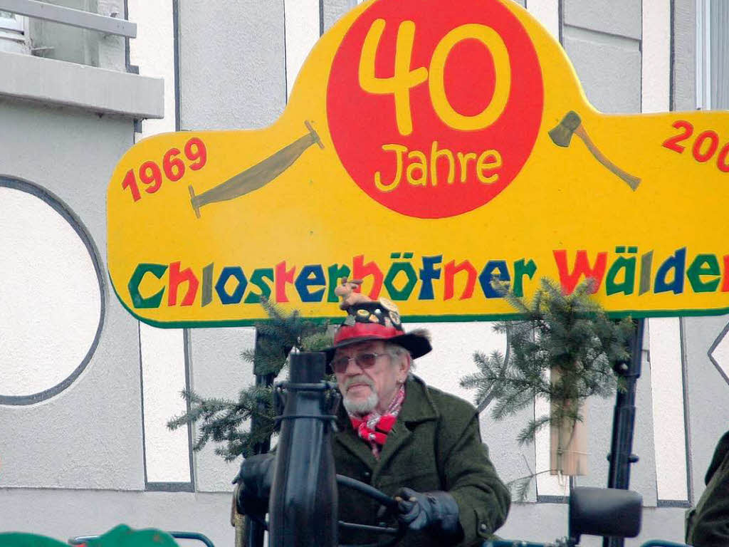 Impressionen vom Narrenbaumstellen der Klosterhfer Wlder in Wehr.