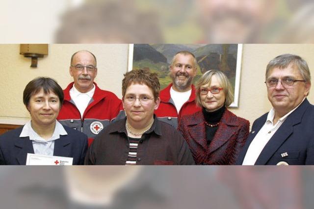 Rotes Kreuz wirbt 90 neue Mitglieder
