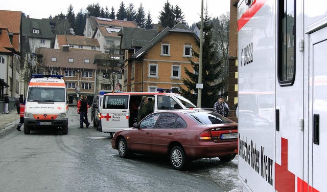 Bei einem Unfall in der Wilhelm-Stahl-... zwei Fugngerinnen schwer verletzt.   | Foto: Martin Ganz