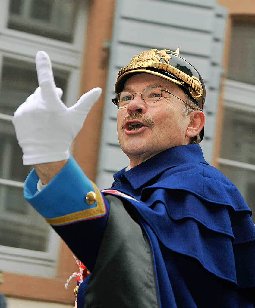 75 Jahre Breisgauer Narrenzunft: Jubilumszug durch die Freiburger Innenstadt.
