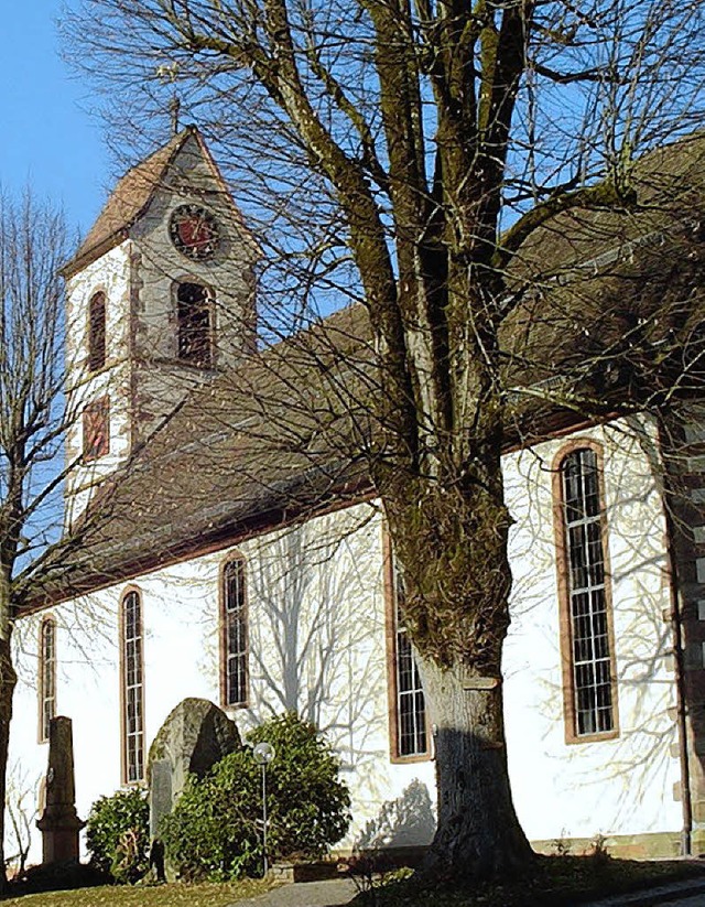 Die Kirche in Tegernau: Hier liegt der... Kooperation   im Kleinen Wiesental.    | Foto: Peter-H.  Paul