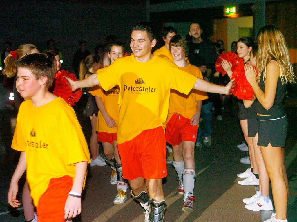 2006: Einlauf der Finalisten 2006: Einlauf der Finalisten