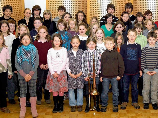 Einige der Preistrger der Musikschule Offenburg-Ortenau.  | Foto: Peter Heck
