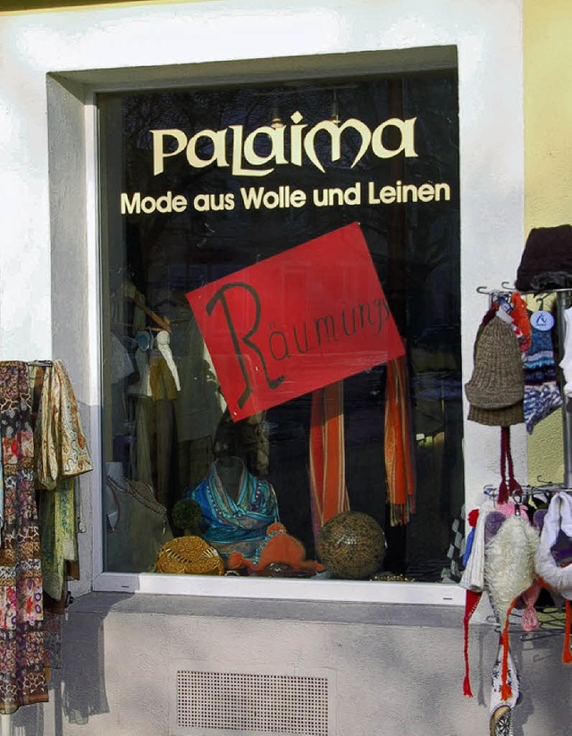 Das Modegeschft Palaima ist noch bis 14. Februar geffnet.  | Foto: Agnes Pohrt