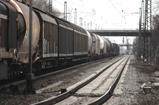 Wo sollen die Gterzge in Zukunft fahren?  | Foto: Siegfried Gollrad