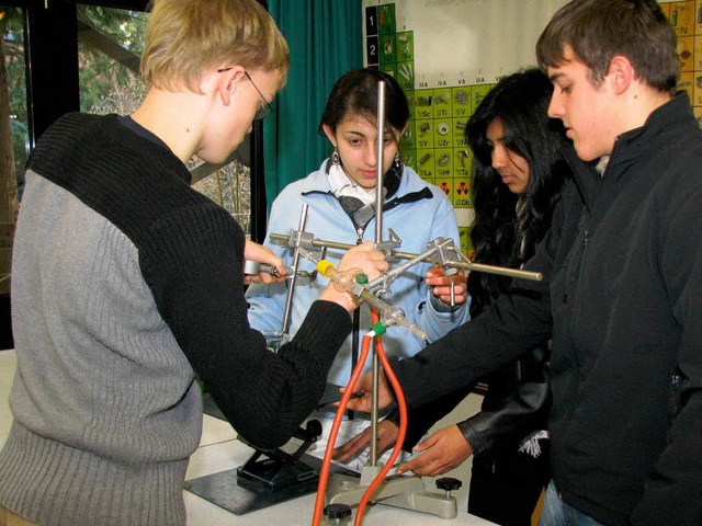 Physikunterricht in der Werkrealschule.   | Foto: ulrich kluge